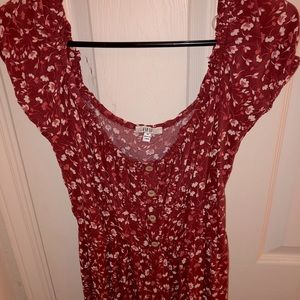 Flower print dress